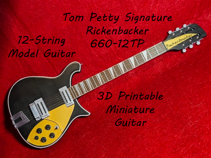Tom Petty 12-string Rickenbacker 660 mini guitar