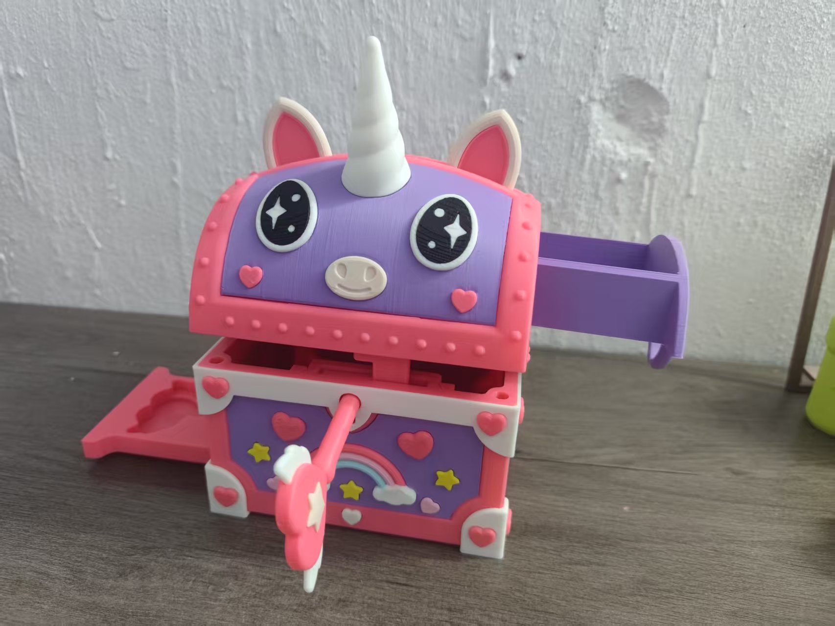 Miniatura 5 do modelo 3D 独角兽机关宝箱