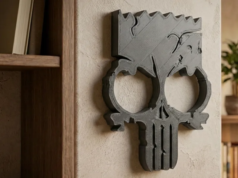 Bart Simpson x Punisher Skull
