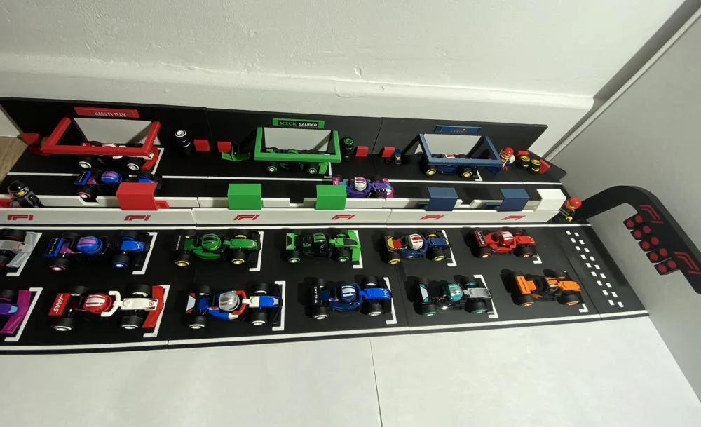 F1 Grid Box Layout F1 start grid without AMS by DRIXEN 3D MakerWorld: Download Free 3D Models