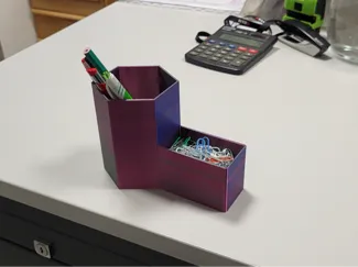 simple desk organizer