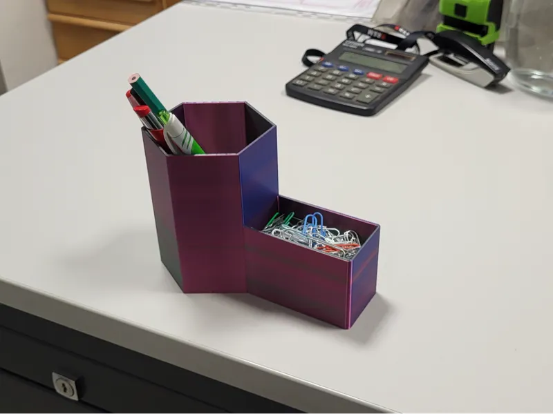 simple desk organizer