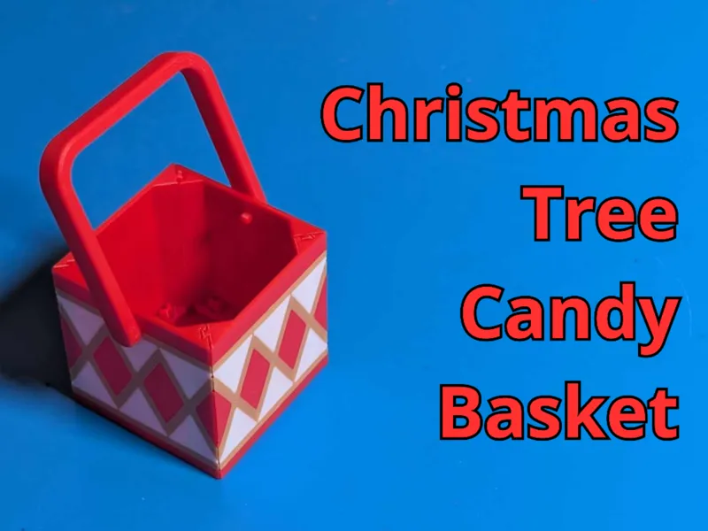Christmas Tree Candy Basket