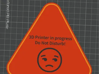 3D Printer sign