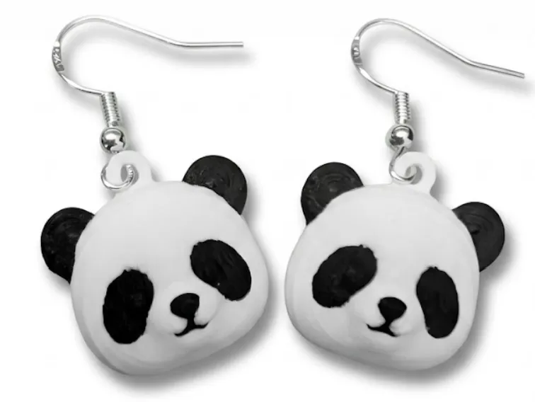 Bashful Panda Earrings view 3