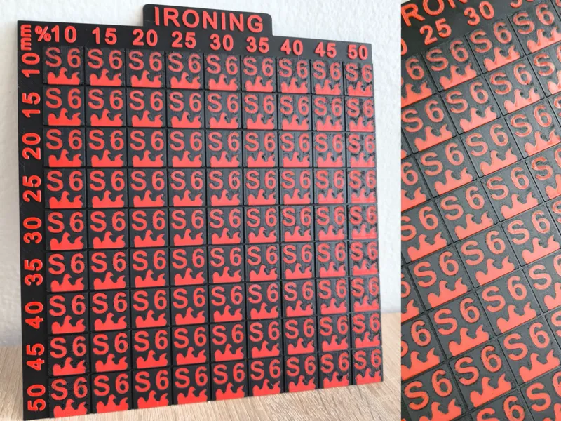 Ironing Test - Multi-Color + (Text & Shapes)
