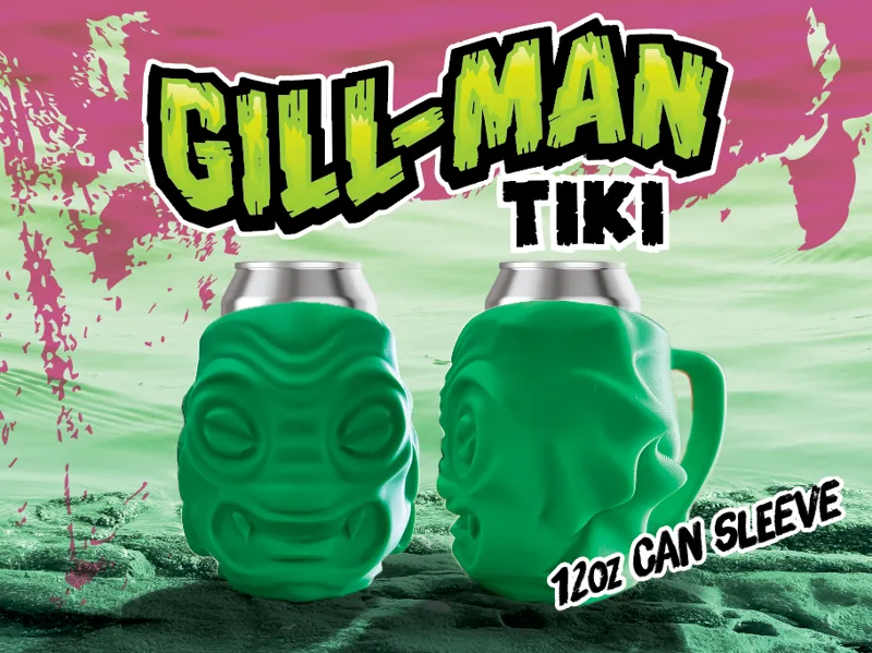 Gill-Man Tiki 12oz Can Sleeve