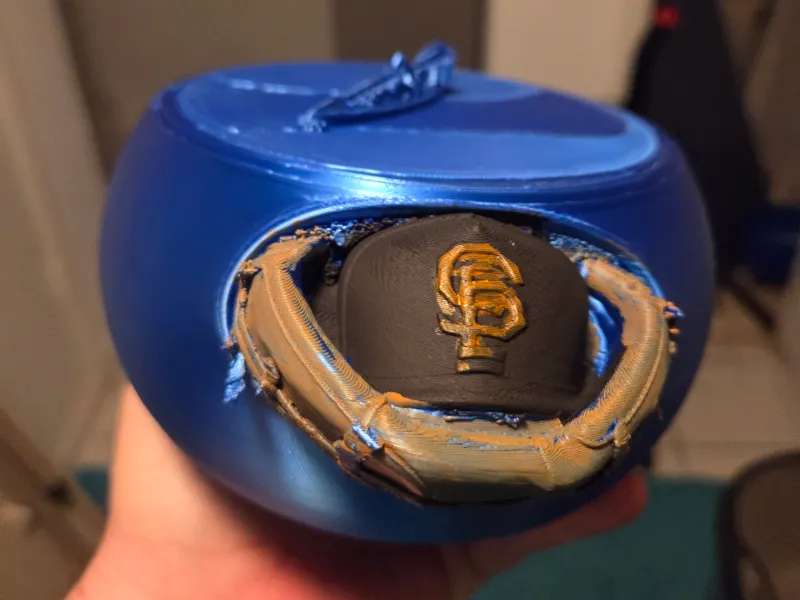 San Francisco Giants baseball sculpture 