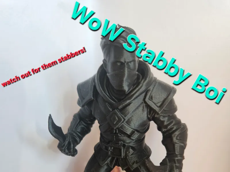 WoW-inspired Rogue Figure