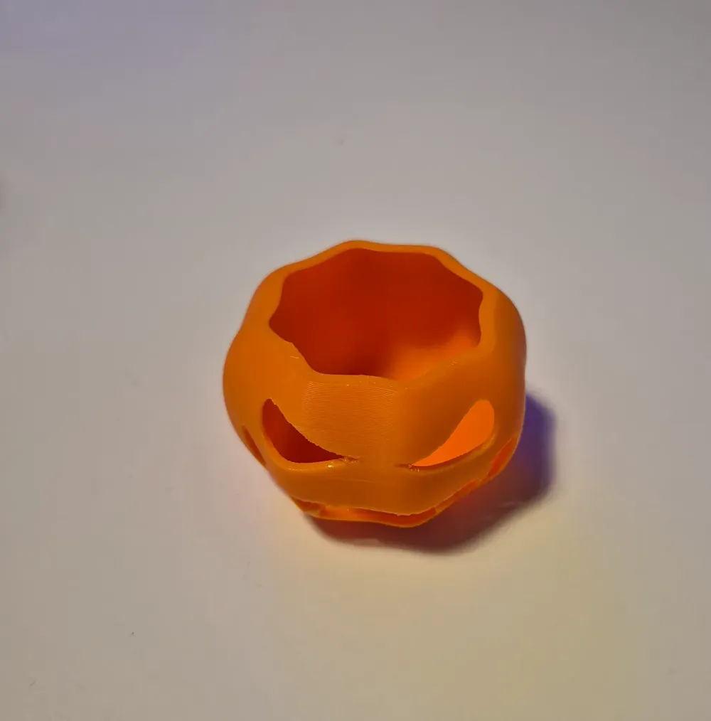 Pumpkin Tealight - Free 3D Print Model - MakerWorld