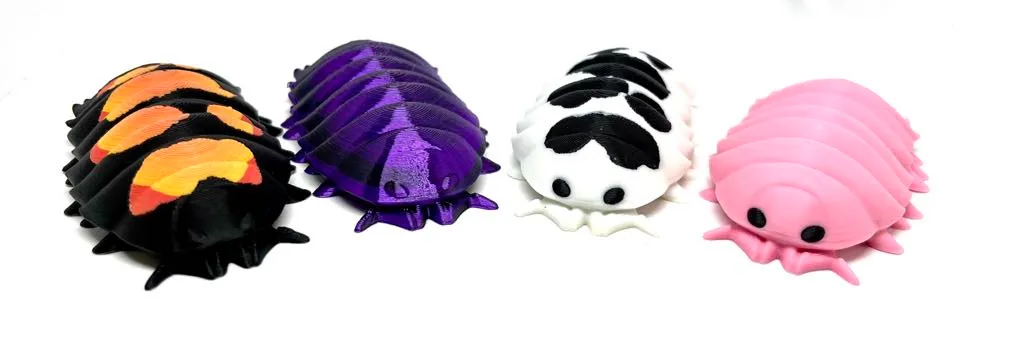 Articulated Isopod - Porcellio laevis, also MINI! view 3