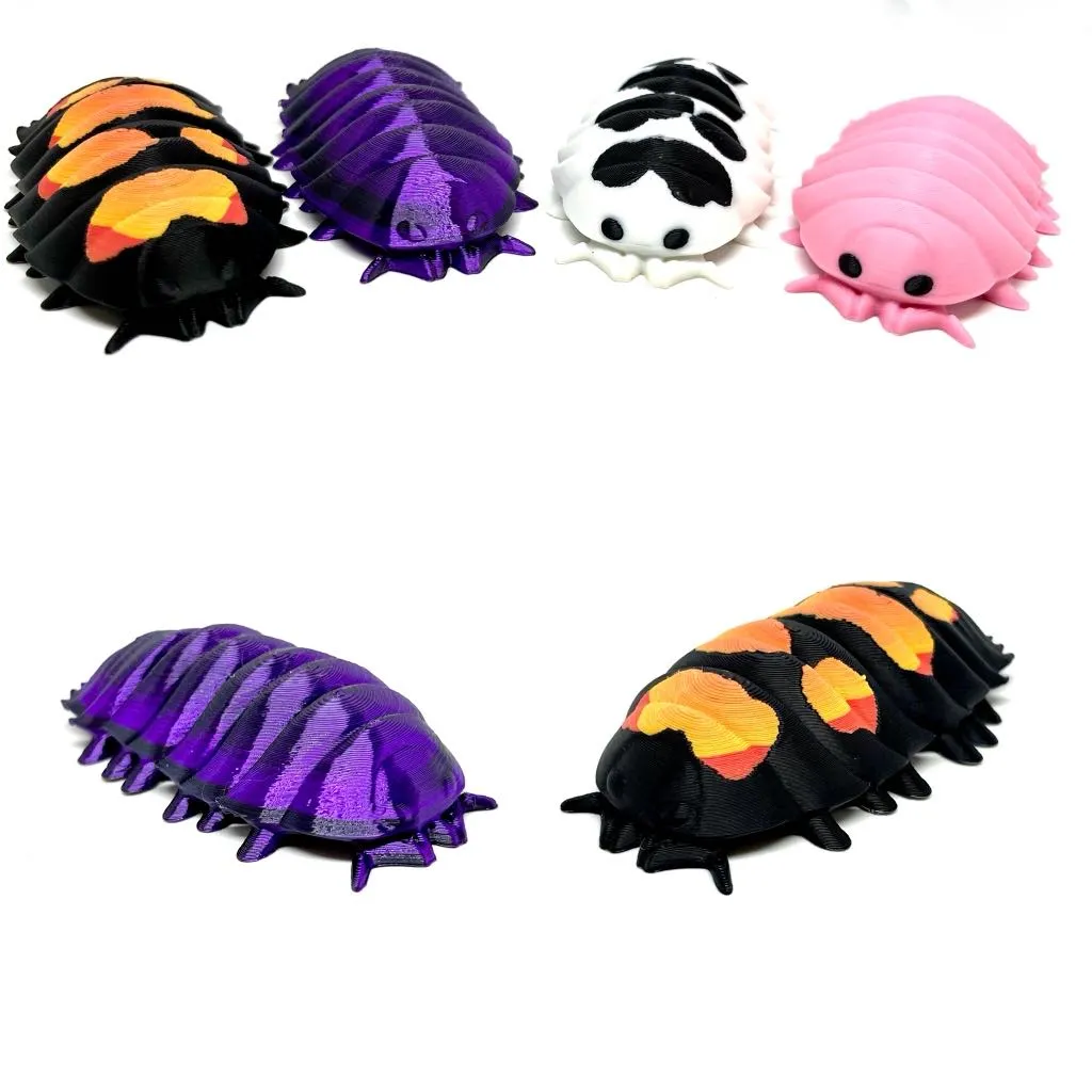 Articulated Isopod - Porcellio laevis, also MINI! view 4