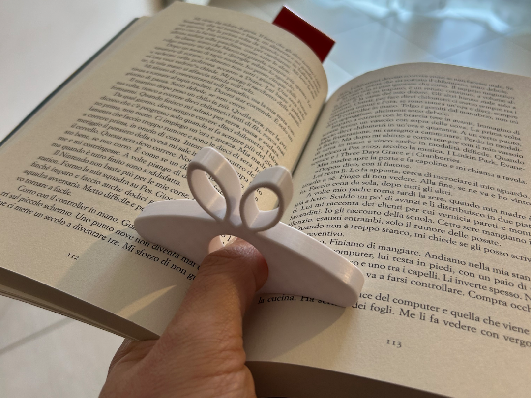 Bunny Thumb Page Holder - Cute 3D Printed Bookmark