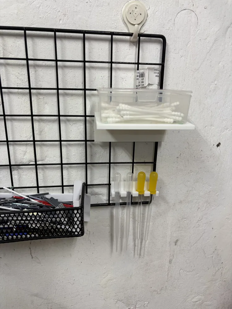 Dropper Rack (for Skadis, Iron Grid) - Free 3D Print Model - MakerWorld