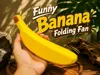 100% Scale(Funny Banana Folding Fan)