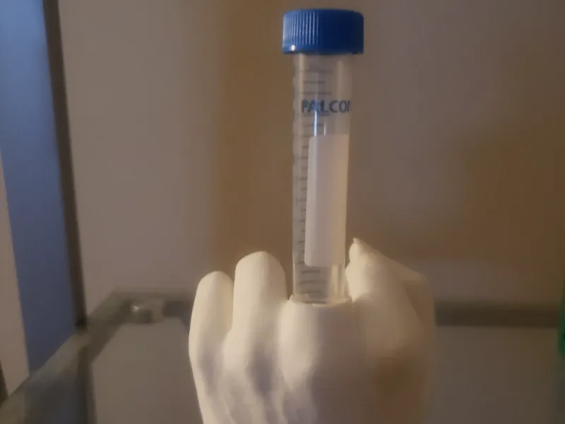 Central digit tube holder