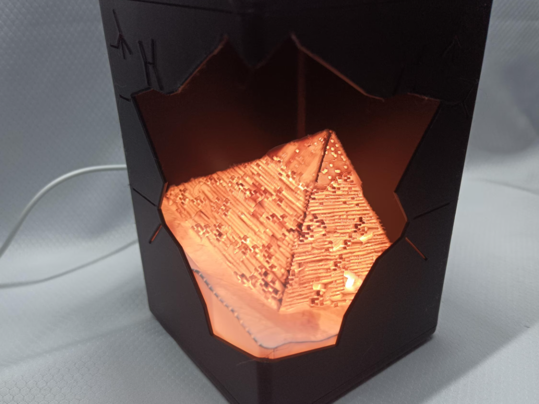 Pyramid of Giza Night Lamp, Egyptian Lighting