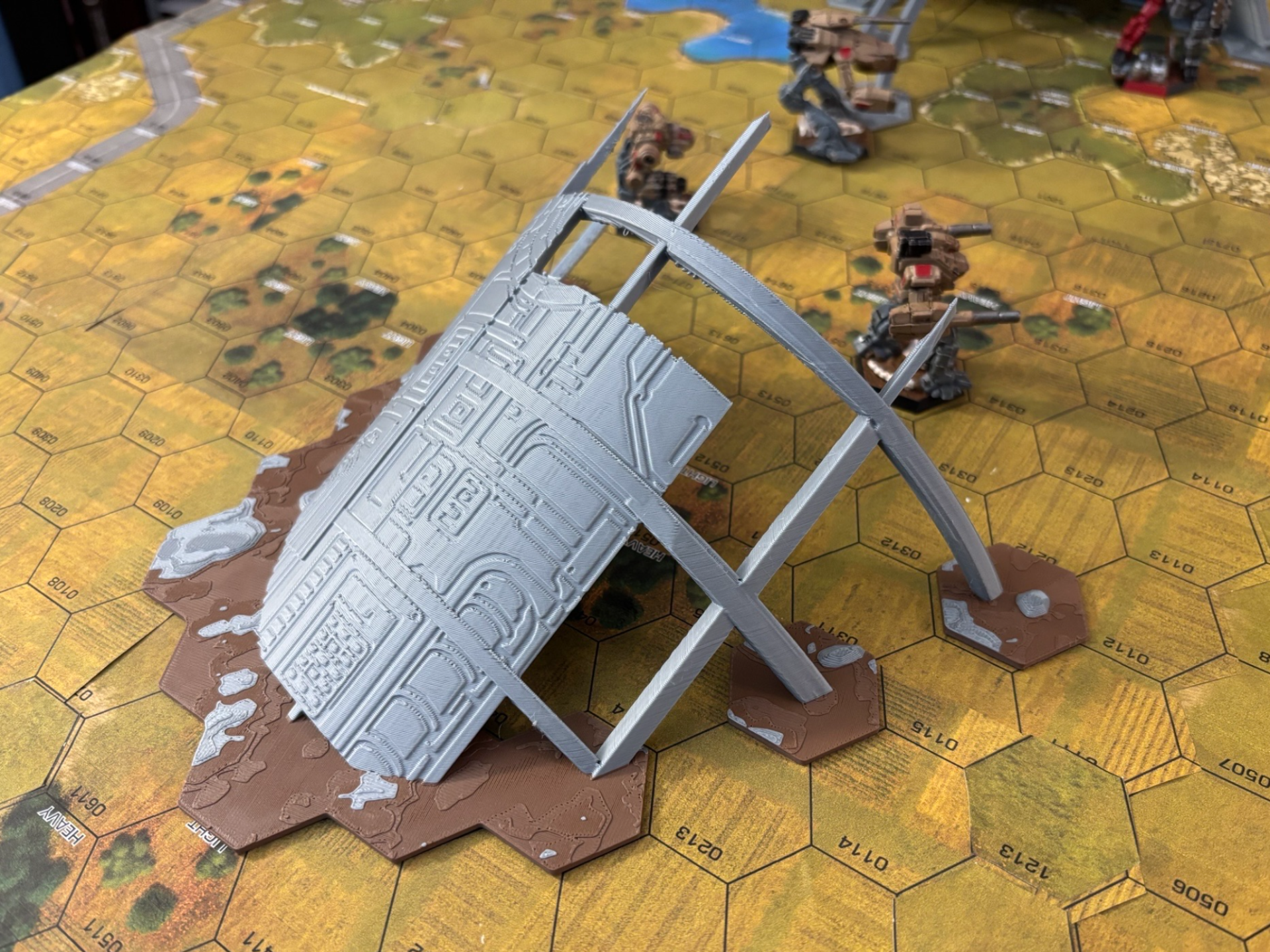 Battletech Hex Map Starship Debris Terrain Piece
