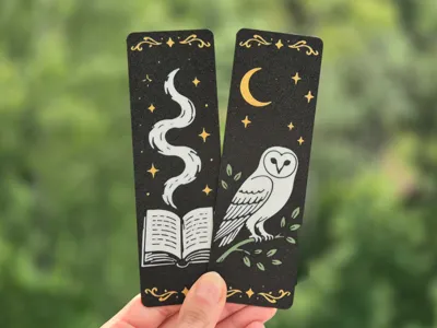 Fantasy Bookmark Owl