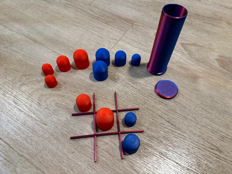 Travel Tic Tac Toe boardgame