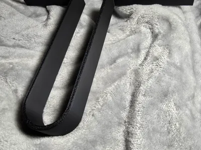Strap with holes for rod support