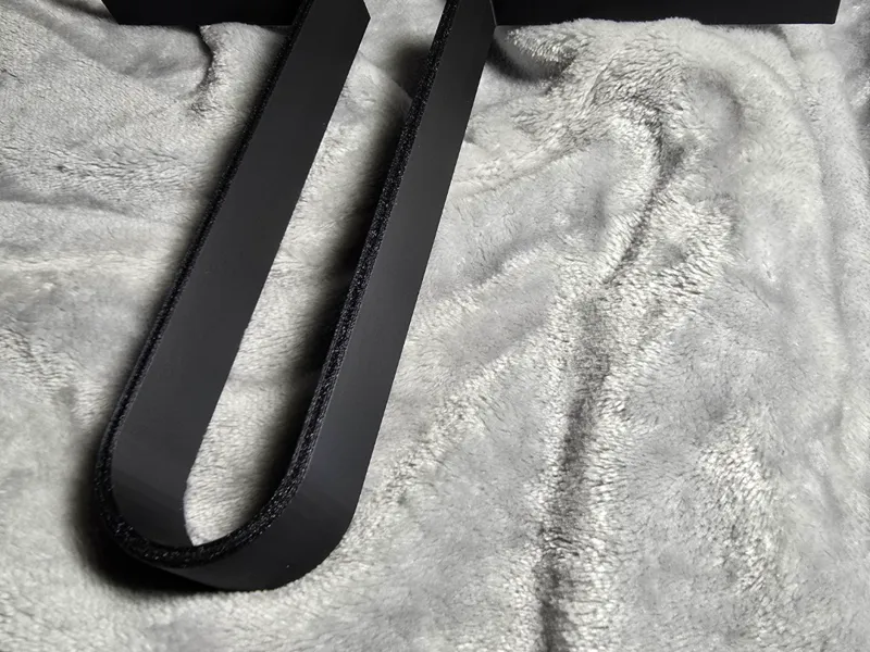Strap with holes for rod support