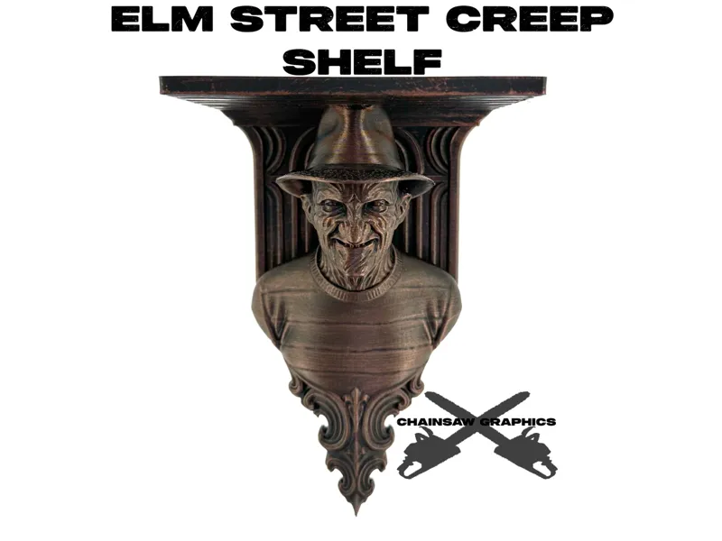 Elm Street Creep wall hanging Freddy Shelf