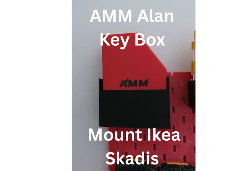 AMM Alan Key Box Mount Ikea Skadis