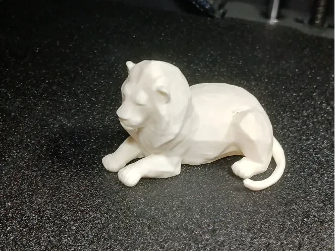Low Poly Sleeping Lion (FREE TO SELL!)