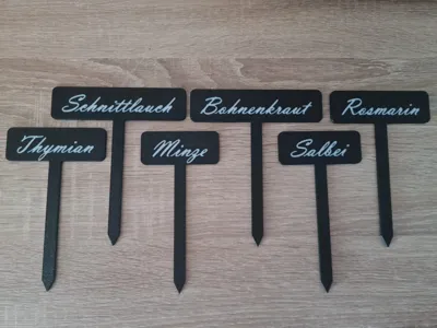 Kräuterschilder