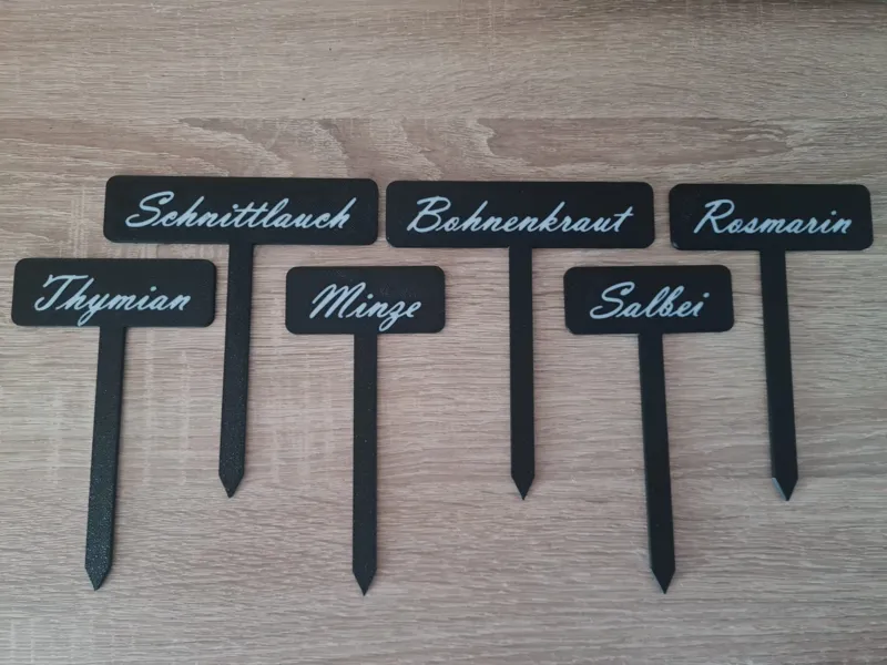Kräuterschilder