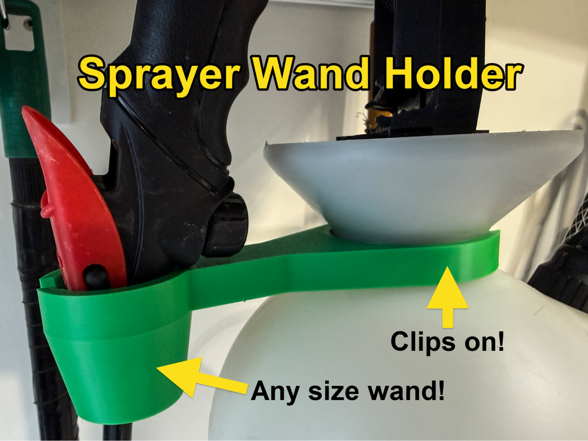 Sprayer Wand Holder (fits popular 2-gal sprayers)