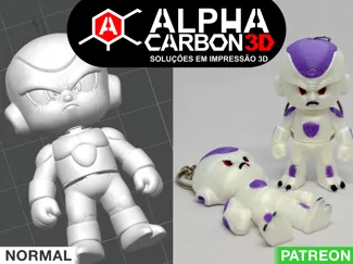 Imperador Freeza Flexi – Chaveiro Articulado