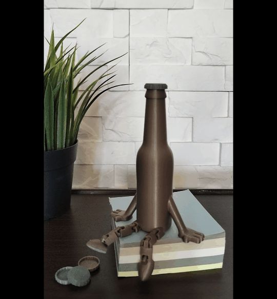 Beer Bottle Buddy Articulated Legs
