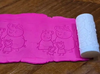Peppa Pig Family - Play-Doh Texture Roller