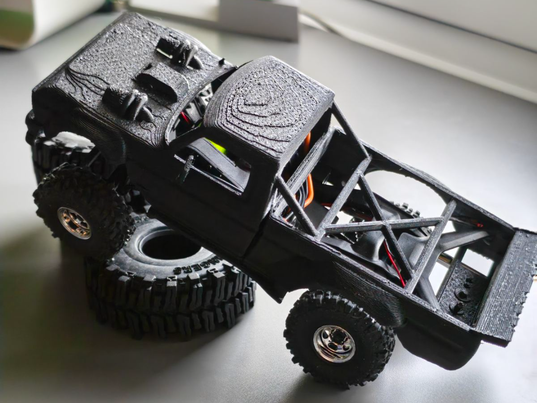 AXIAL SCX30 (K10) Hoonitrack Body (+Magnet mounts)
