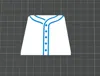 Front insert without stripes