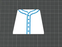Front insert without stripes