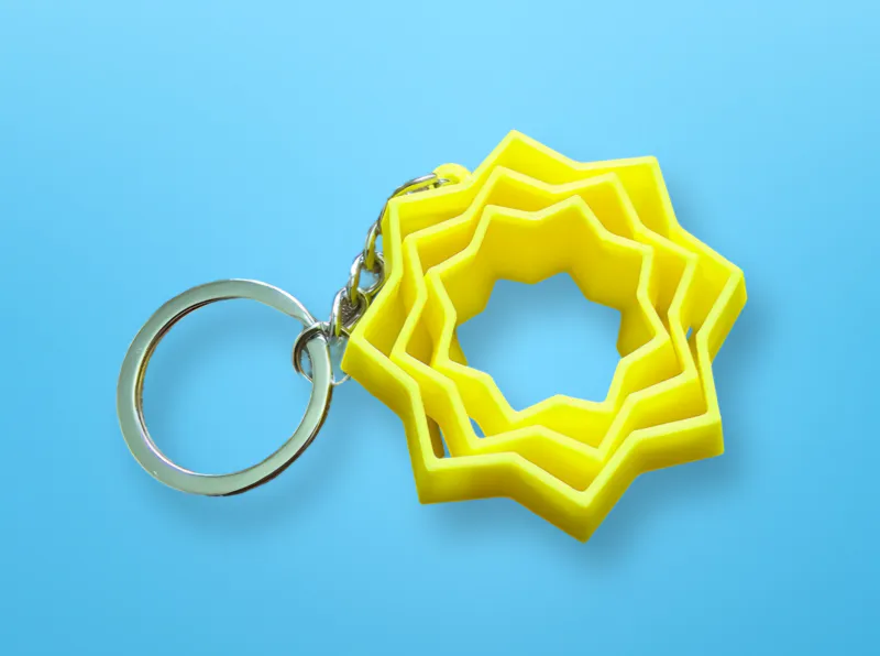 Fidget star Keychain