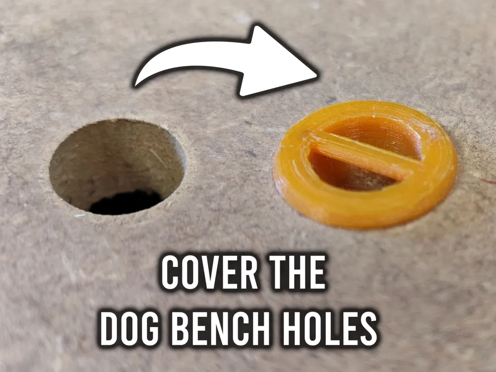 Cover for dog bench holes by richilp - MakerWorld