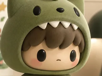 Cute dino kid