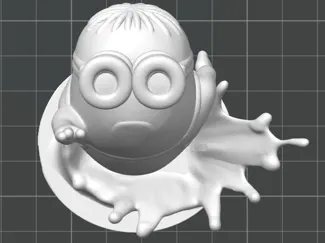 Minion splash swimming