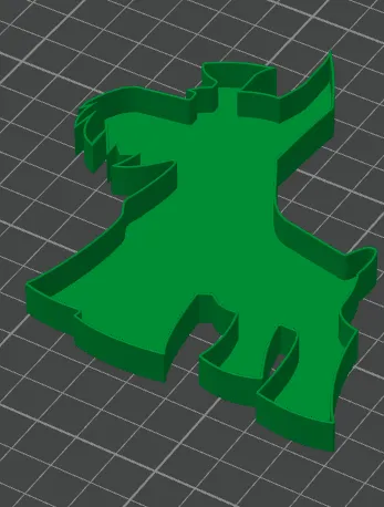Schnauzer cookie cutter