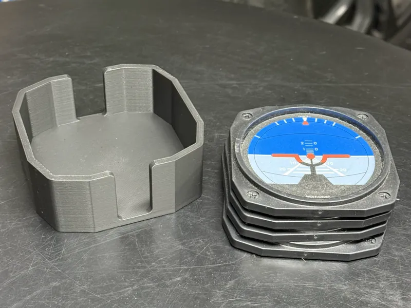 Aircraft Instrument Coaster Holder