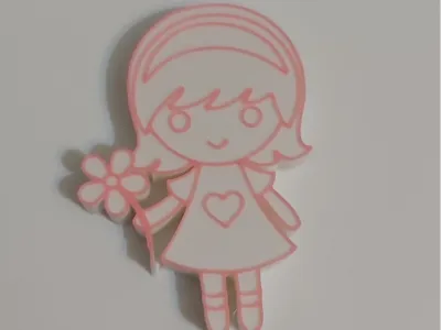 Minimalist Girl Charms