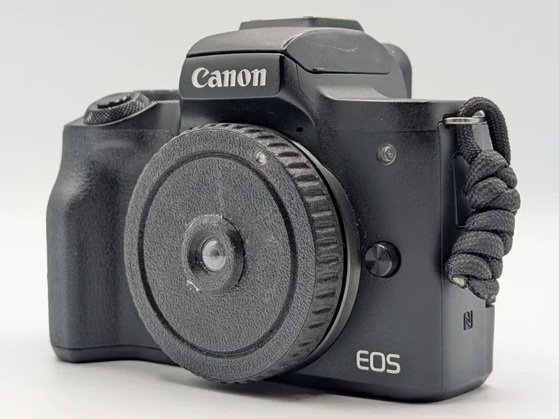 Focusable EOS M-mount Disposable Camera Lens
