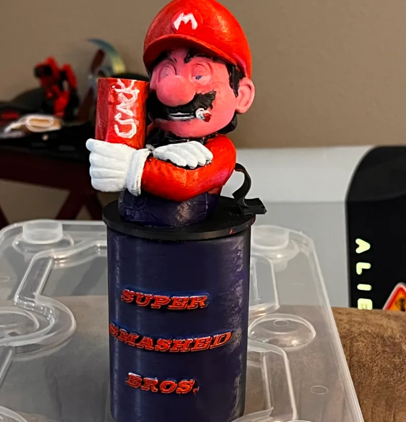 Super smashed Bros. drink coozies