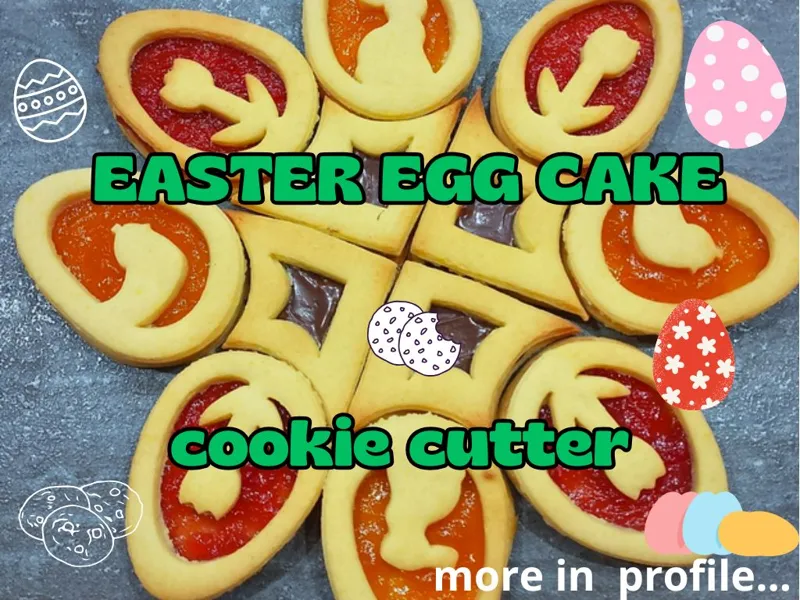 EASTER EGG cake cookie cutter