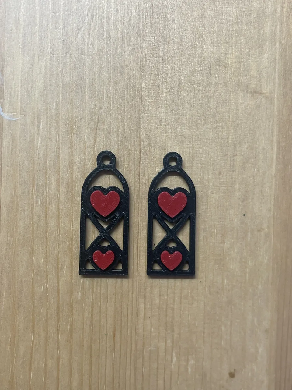 Heart Earrings view 2