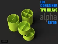 All 4 Versions TPU Inlays - 0.2mm layer, 2 walls, 15% infill